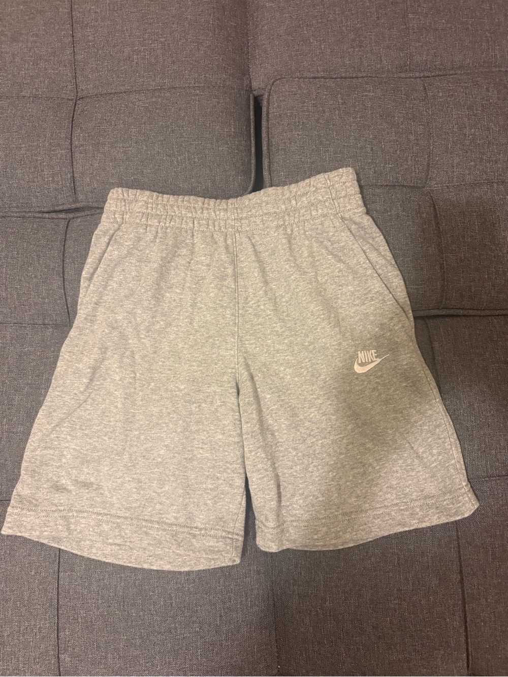 NBA Grey Logo Tee and Nike Grey Shorts Set - Picture 3 of 3